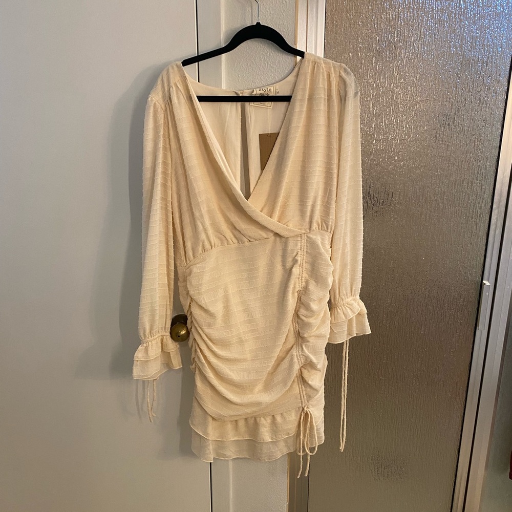 Vici Scrunch, Cream, Dress